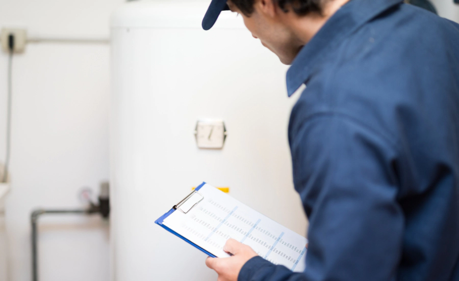 water heater repair checklist